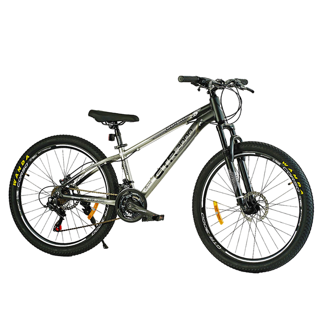 Велосипед спортивний Corso GTR-3000​​​​​​​ 26" алюмінієва рама 13" сірий GT-26850 - зображення 3