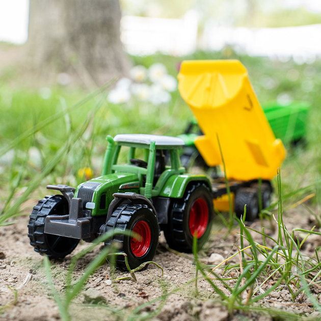 Модель Siku Трактор Fendt із самоскидним причепом (4006874016051) - зображення 5