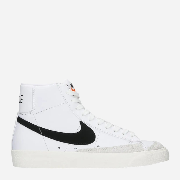 Tenisówki damskie skórzane wysokie Nike Blazer Mid 77 CZ1055-100 38 (7US) 24 cm Białe (194276153680) - obraz 1