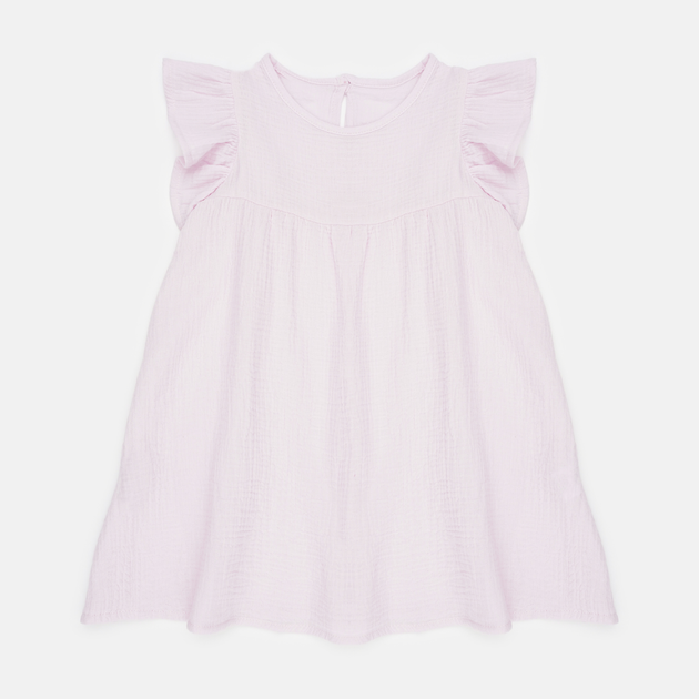 Акція на Дитяча літня муслінова сукня для дівчинки Tair kids СФ851 128 см Рожева від Rozetka