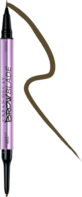 Ołówek do brwi dwustronny Urban Decay Brow Blade Eyebrow Pencil Neutral Nana 0.05 g + 0.4 ml (3605972008176) - obraz 1