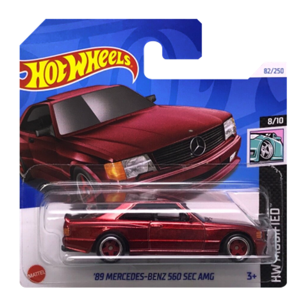 ミニカー Hot Wheels Mercedes-Benz 560 SEC AMG Sth Машинка Базова Hot Wheels '89 Mercedes-Benz 560 SEC AMG