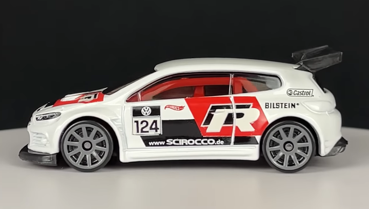 Тематическая Машинка Hot Wheels Volkswagen Scirocco GT 24 Volkswagen 1:64 HDH42 White - изображение 5