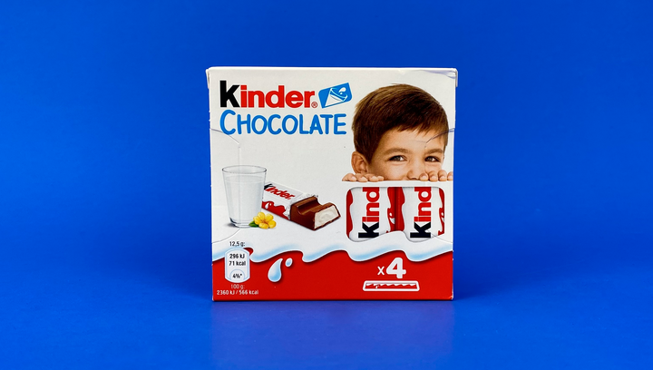 Шоколад Молочный Kinder Chocolate 4 Pieces 50g - изображение 2