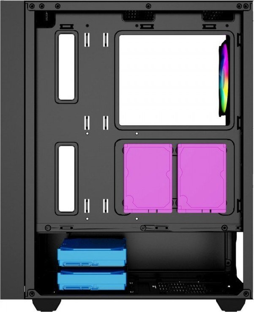 Корпус Gembird Fornax 4000 ARGB Black (CCC-FC-4000) - зображення 8