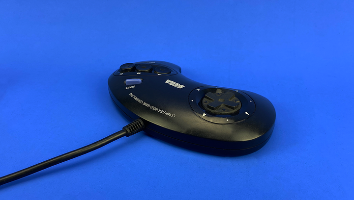 Набор Консоль Sega Mega Drive 2 HAA-2502 Japan Asia Black Б/У + Геймпад Проводной - изображение 8