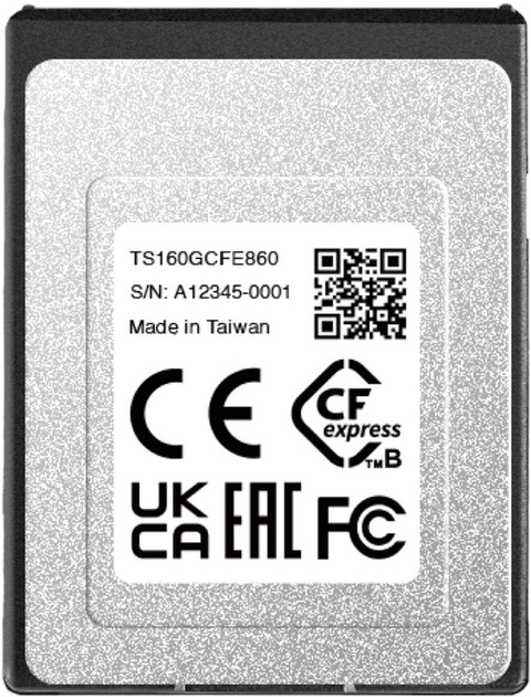 Karta pamęnci Transcend CFexpress Type A 160GB UHS-II (TS160GCFE860) - obraz 2