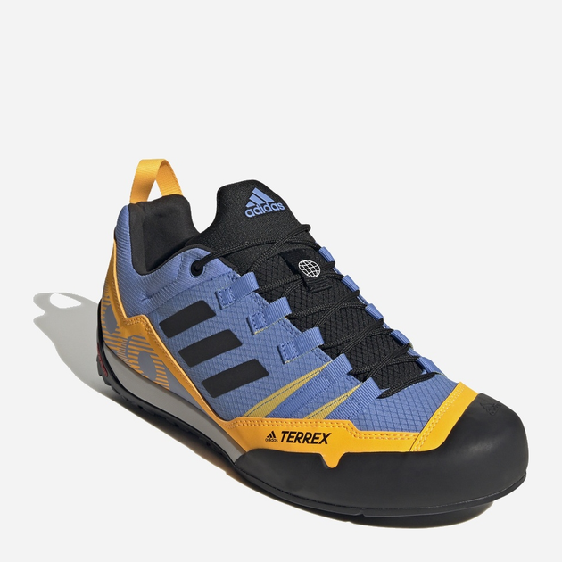 Buty sportowe trekkingowe męskie adidas Terrex Swift Solo 2 HR1303 44.5 Niebieski/Pomarańczowy (4066749956523) - obraz 2