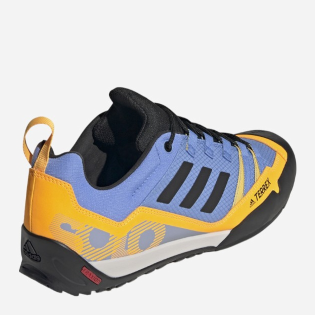 Чоловічі кросівки для туризму adidas Terrex Swift Solo 2 HR1303 44 Блкитний/Жовтий (4066749960209) - зображення 4