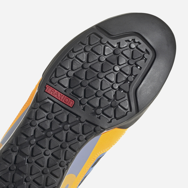 Buty turystyczne męskie adidas Terrex Swift Solo 2 HR1303 45.5 Niebieski/Pomarańczowy (4066749960186) - obraz 5