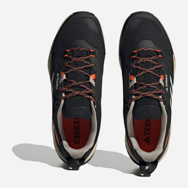 Buty turystyczne męskie adidas Terrex Ax4 IF4867 46.5 Czarny/Pomarańczowy (4066757000867) - obraz 5