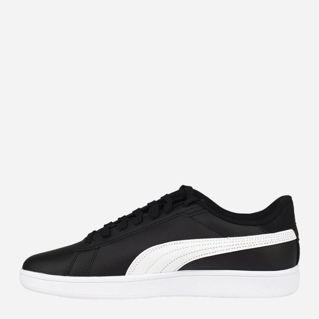 Підліткові кеди для хлопчика Puma Smash 3.0 L 390987-04 38.5 Чорні з білим (4065452564971) - зображення 3