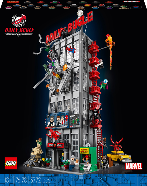 Zestaw klocków Lego Marvel Spider-Man Daley Bugle 3772 części (76178) (955555904167283) - Outlet - obraz 1