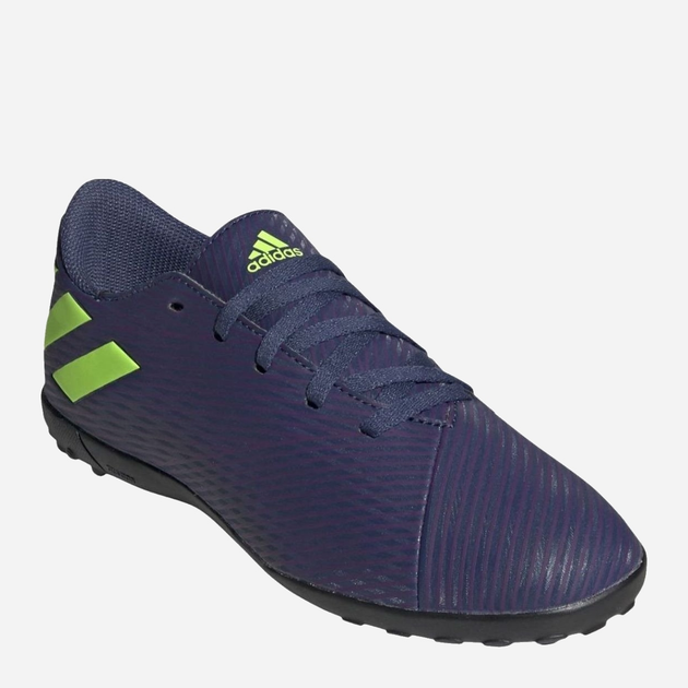 Дитячі футбольні бутси-сороконіжки для хлопчика Adidas Nemeziz Messi 19.4 Tf J EF1818 28 Сині (4062053962601) - зображення 2