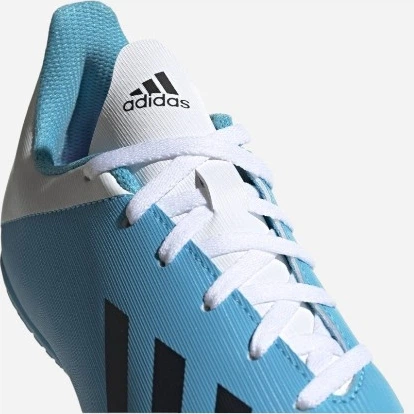 Dziecięce buty piłkarskie halówki chłopięce adidas X 19.4 In J F35352 28 Niebieskie (4061622940507) - obraz 4