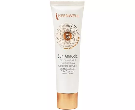 Мультизащитный корректирующий крем с тональным эффектом SPF50 Keenwell 60 мл - Фото 1 Мультизащитный корректирующий крем с тональным эффектом SPF50 Keenwell 60 мл - изображение 1