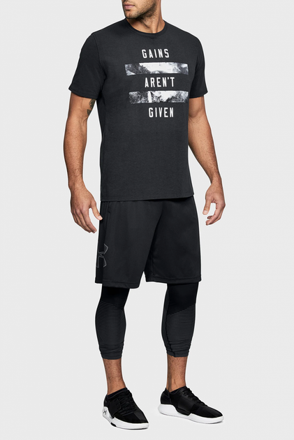 Шорти Under Armour UA TECH GRAPHIC SHORT XL Чорний 1306443-001 - Фото 3 Шорти Under Armour UA TECH GRAPHIC SHORT XL Чорний 1306443-001 - зображення 3