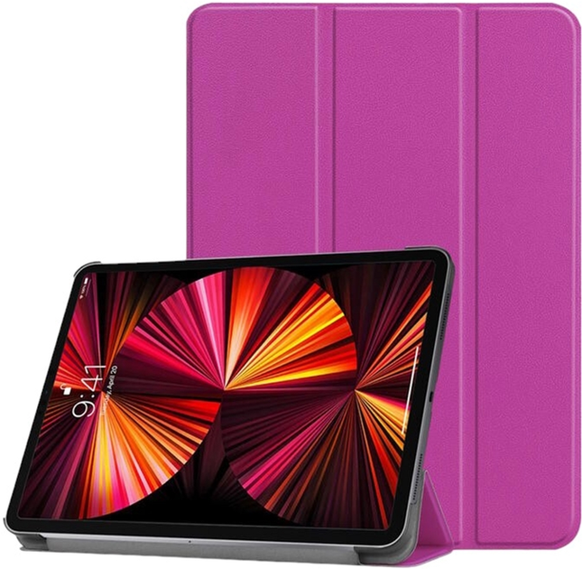 Чохол-книжка iLike Tri-Fold Eco-Leather Stand Case для Apple iPad Air 3/Pro 10.5" Purple (ILK-TRC-A6-PU) - зображення 1