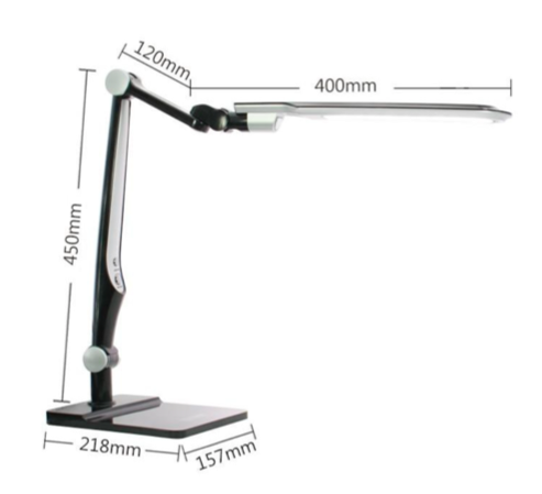 Настольная лампа 10W Horoz Electric LED EBRU 3000K/4500K/6000K черная IP20 - изображение 6