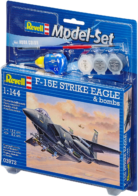 Model do sklejania Revell Myśliwiec F-15E Strike Eagle 1:144 (4009803639727) - obraz 1