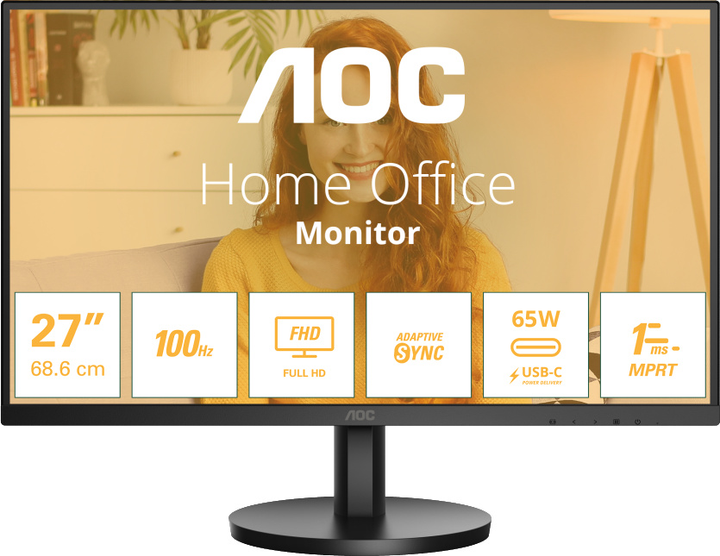 Monitor 27" AOC 27B3CA2 - obraz 1