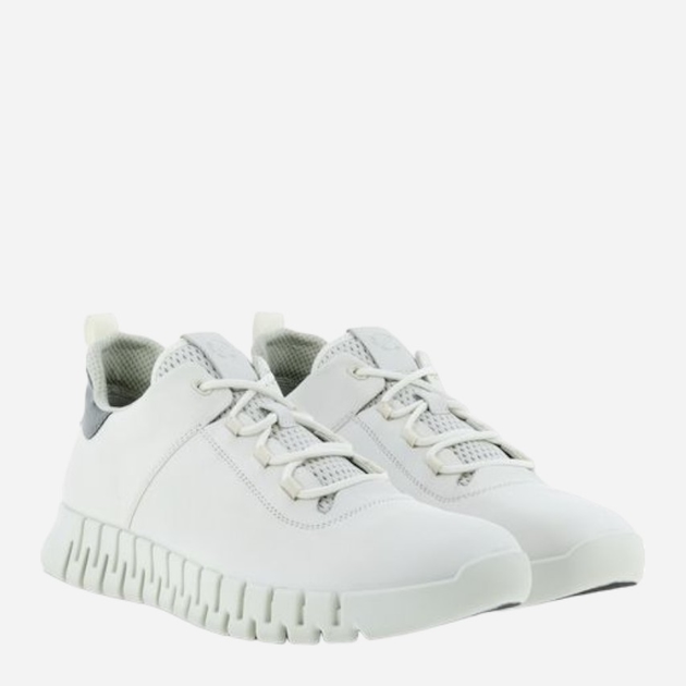 Sneakersy męskie skórzane ECCO Gruuv 52520450874 42 Białe (194891176453) - obraz 3