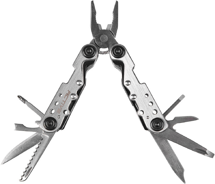 Міні Мультитул Active First Tool (9в1, 71мм, без чохла, сірий) - зображення 5