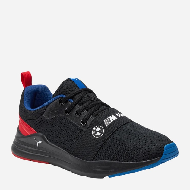 Buty sportowe męskie z siatki Puma BMW MMS Wired Run 307793-03 42 (8UK) Czarne (4099686584573) - obraz 2