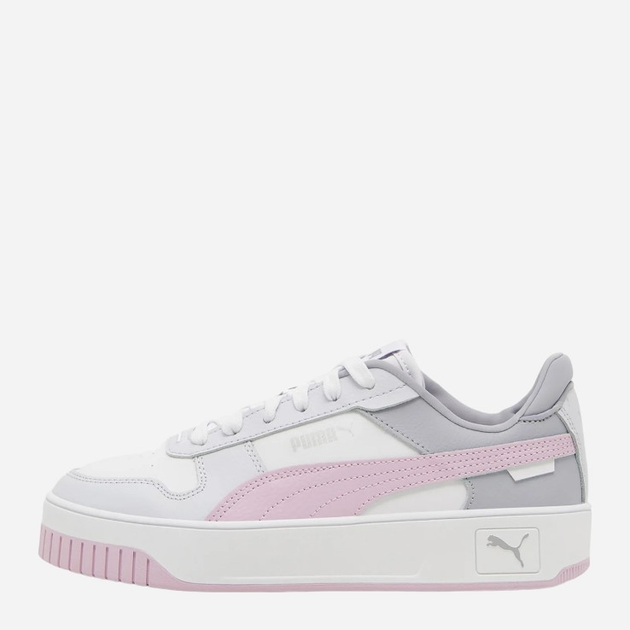 Sneakersy damskie na platformie Puma Carina Street 389390-23 37 (4UK) Biały/Szary/Różowy (4099686517892) - obraz 3