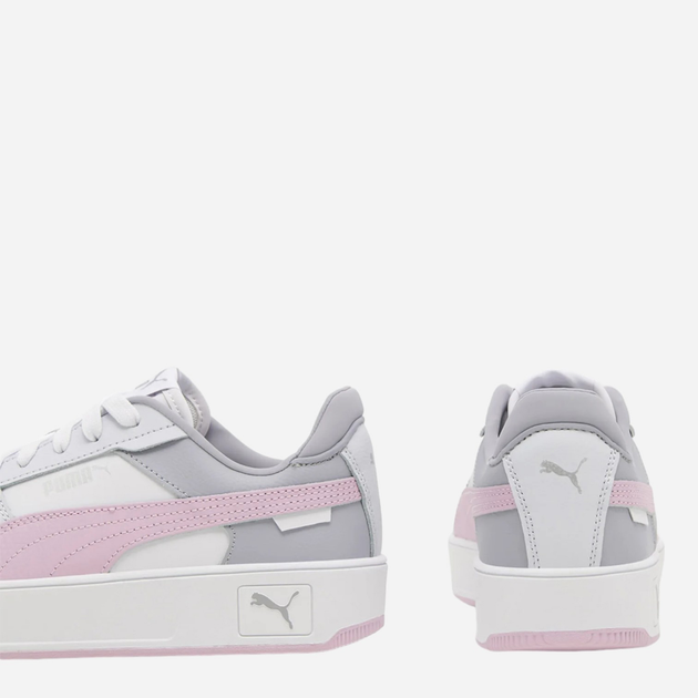 Жіночі кеди низькі Puma Carina Street 389390-23 37.5 (4.5UK) Білий/Сірий/Рожевий (4099686517908) - зображення 6