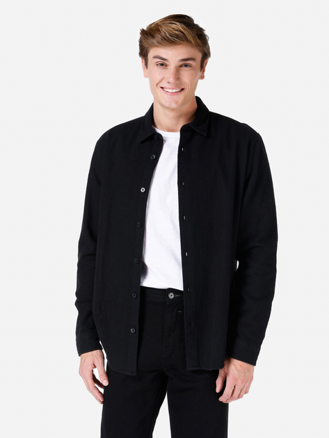 Сорочка літня чоловіча Colin's CL1066816-BLK S Чорна від Rozetka на платформі USKIDKA Акція на Сорочка літня чоловіча Colin's CL1066816-BLK S Чорна від Rozetka