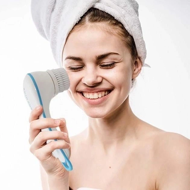Щетка массажная Spin Spa NJ-158 для лица, очищающее средство, электрическая щётка (NJ-158) - изображение 2