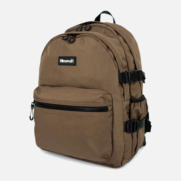 Plecak 16L A4 himawari TR23097-6 Brązowy (5902021110773) - obraz 4
