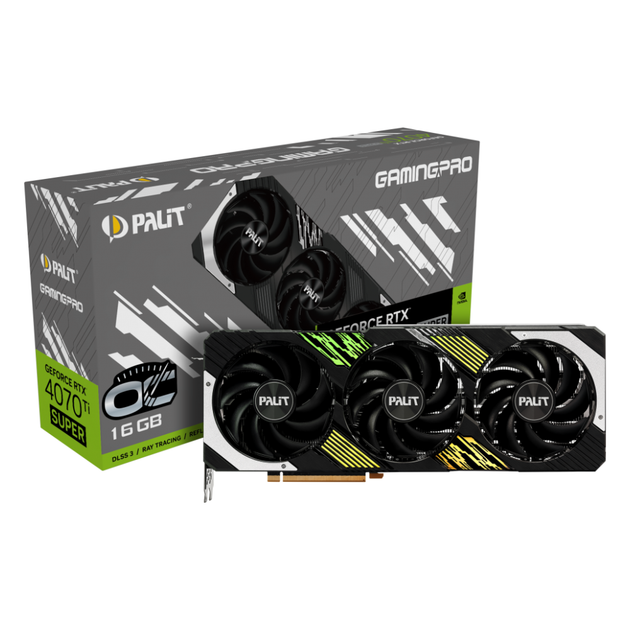 Видеокарта Palit RTX4070Ti SUPER GAMINGPRO OC 16ГБ/GDDR6X/21000МГц - изображение 7