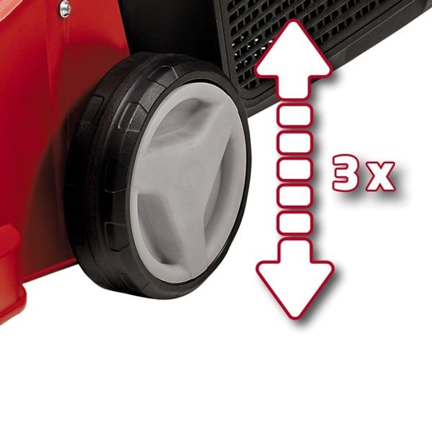 Газонокосарка Einhell GC-EM 1032, 1000 Вт, 20-60мм, 30л, до 300м2 - изображение 8