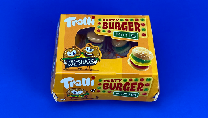 Конфеты Жевательные Trolli Party Burger Minis 15 Pieces 150g - изображение 4