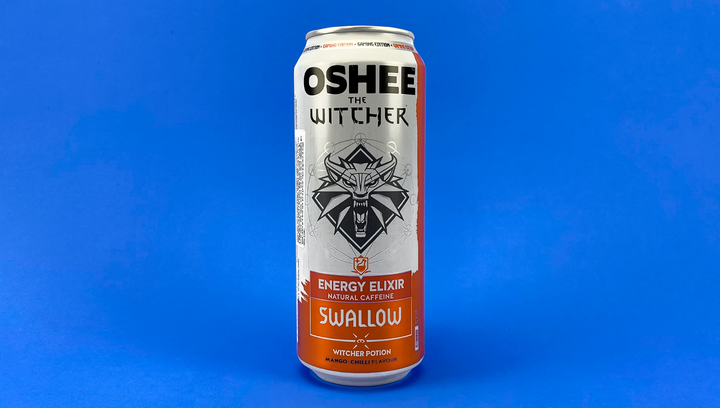 Напиток Энергетический Oshee Witcher Energy Elixir Jaskolka Mango Chilli 500ml - Фото 3 Напиток Энергетический Oshee Witcher Energy Elixir Jaskolka Mango Chilli 500ml - изображение 3