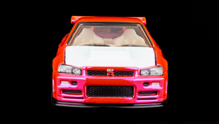 Машинка Premium Hot Wheels Nissan Skyline GT-R (BNR34) Red Line