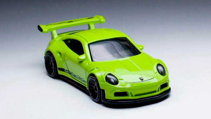 Машинка Базовая Hot Wheels Porsche 911 GT3 RS Nightburnerz 1:64