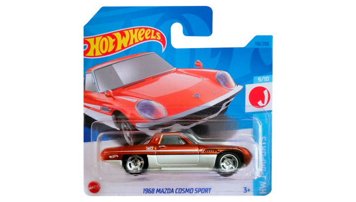 Машинка Базовая Hot Wheels 1968 Mazda Cosmo Sport Super Treasure