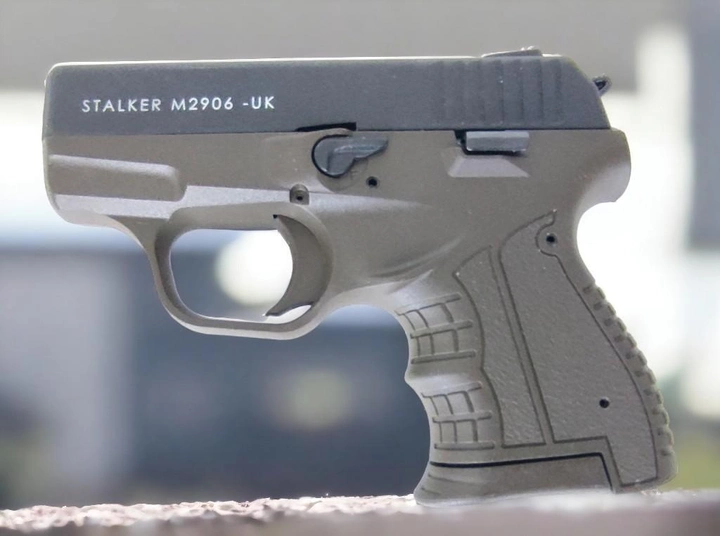 Шумовой пистолет Stalker 2906 Haki Grips (9 mm) - изображение 1