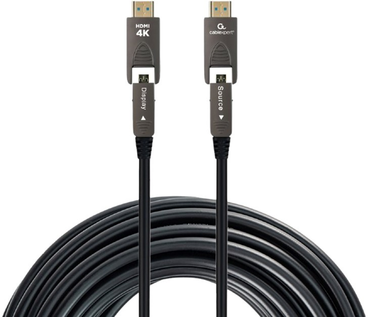 Kabel Gembird HDMI - HDMI 20 m Czarny (CCAP-HDMIDD-AOC-20M) - obraz 1