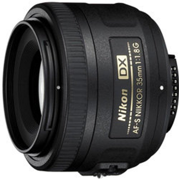 Объектив Nikon AF-S Dx Nikkor 35mm f/1.8G черный – фото, отзывы ...
