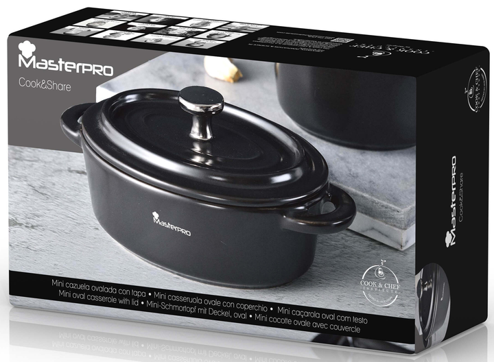 Форма для запікання MasterPro Foodies Cook & Share овальна 16x9.8 см (BGMP-10203) - зображення 2