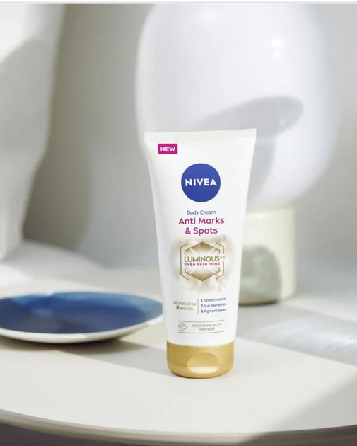 Balsam do ciała Nivea Luminous Cream Anti Marks & Spots nawilżający 200 ml (5900017090979/4006000061832) - obraz 3