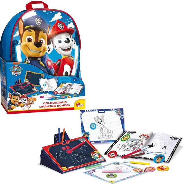 Zestaw do rysowania Lisciani Drawing School Paw Patrol z plecakiem (8008324103324) - obraz 2