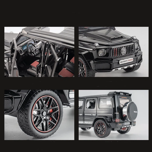 Коллекционная модель автомобиля Mercedes-Benz G63 Brabus 800 Black