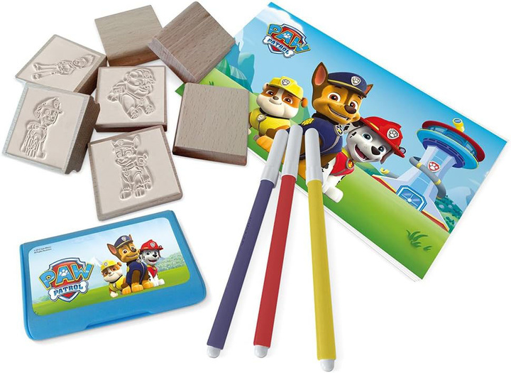 Zestaw pieczątek Multiprint Dante Paw Patrol w walizce (8009233079038) - obraz 2