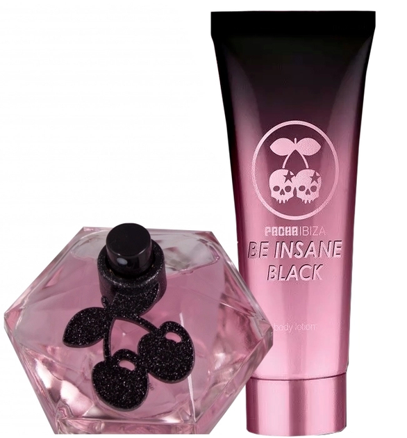 Zestaw damski Pacha Ibiza Be Insane Black Lotion do ciała 75 ml + Woda toaletowa 80 ml (8411061070086) - obraz 2