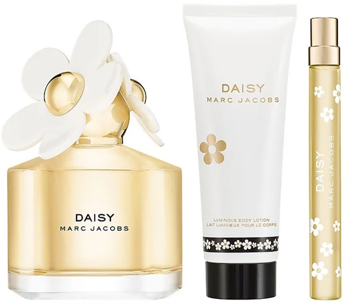 Zestaw damski Marc Jacobs Daisy Woda toaletowa 100 ml + Lotion do ciała 75 ml + Miniaturka Woda toaletowa 10 ml (3616303473020) - obraz 2